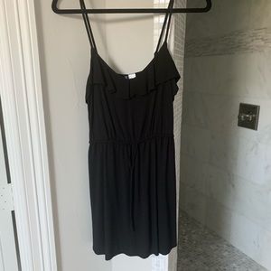 🆕 H&M Black Dress with Ruffles NWOT